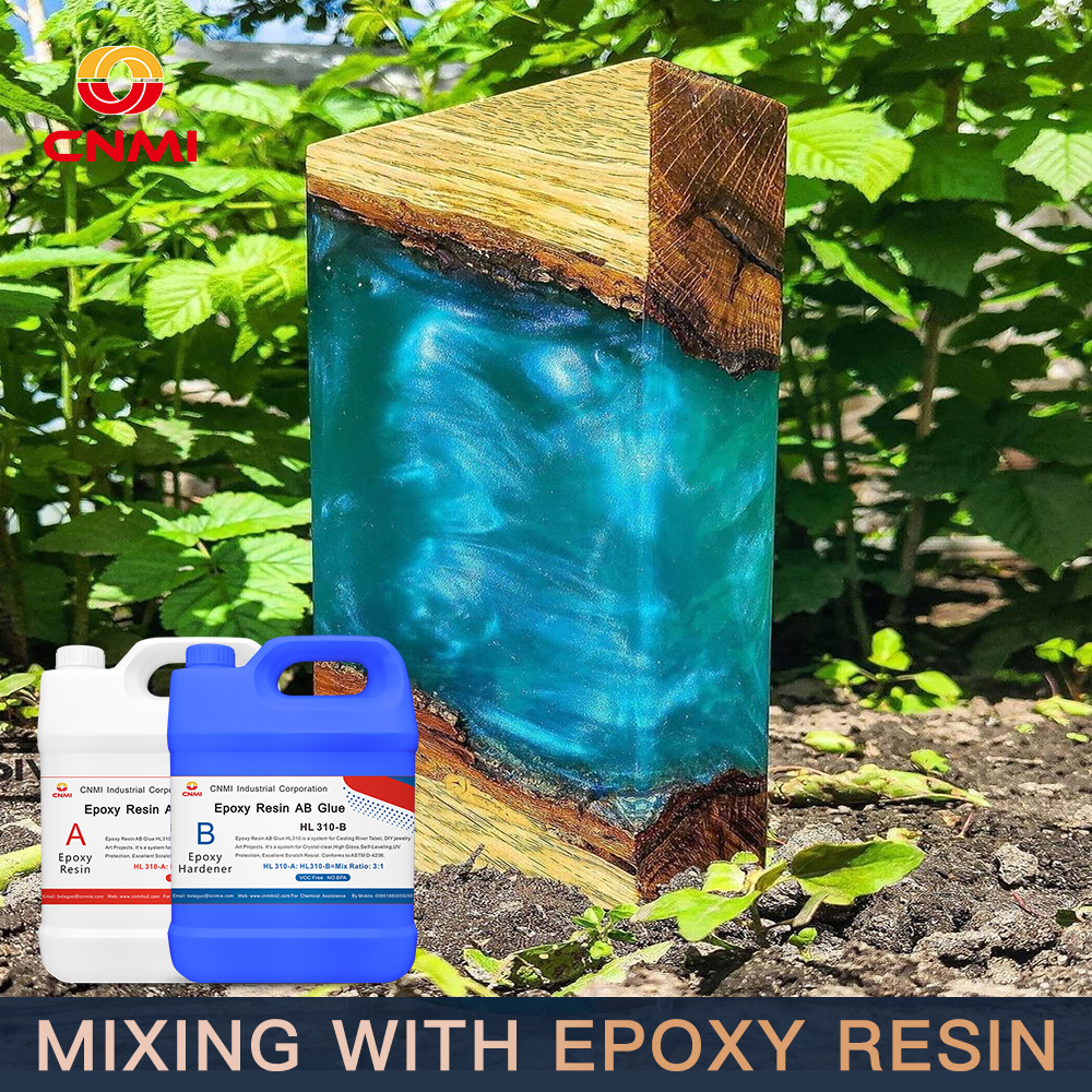  HL521 3 Gallonen Kit River Tisch Epoxidharz Holzm&ouml;bel Epoxidharz UV-Schutz