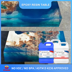 R&eacute;sine &eacute;poxy pour table Wood River 