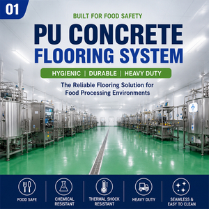 Pavimentazione in cemento poliuretanico per fabbrica alimentare | CNMI