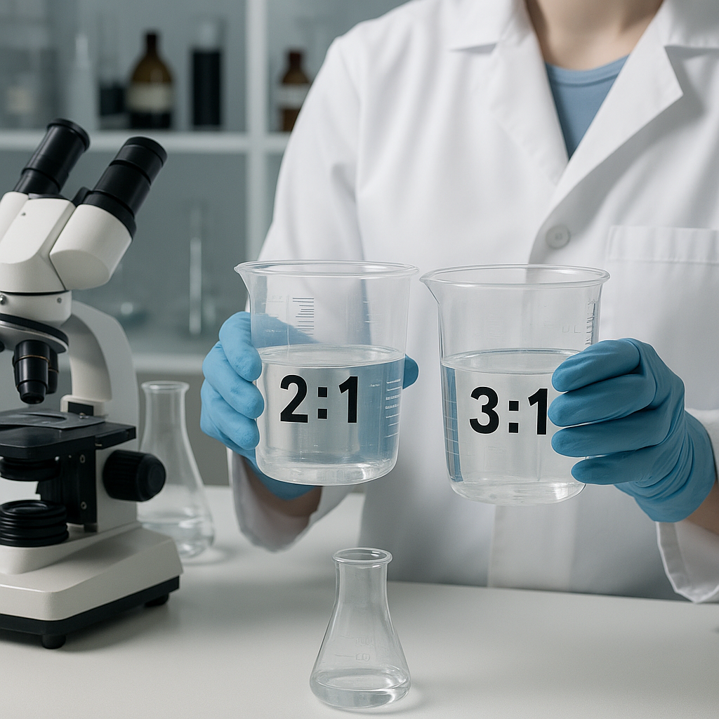 Comprender la ciencia detr&aacute;s de los sistemas epoxi 2:1 y 3:1