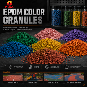 5% резиновые гранулы EPDM для спортивных полов и поверхностей игровых площадок | CNMI