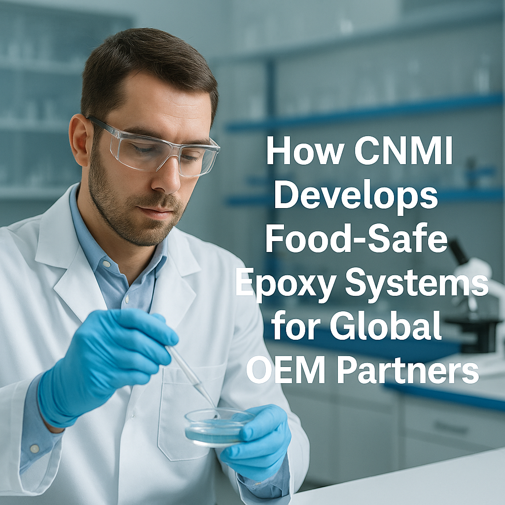 C&oacute;mo CNMI desarrolla sistemas epoxi aptos para alimentos para socios OEM globales