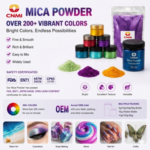 Poudre de mica pigment brillant sans saignement pour r&eacute;sine, savon artisanal, bougies, cosm&eacute;tiques - CNMI