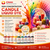 Colorante l&iacute;quido transparente de alta concentraci&oacute;n para velas para colorante de velas | CNMI